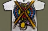Camiseta Modelo Básico Aerografada Ref. 1a5